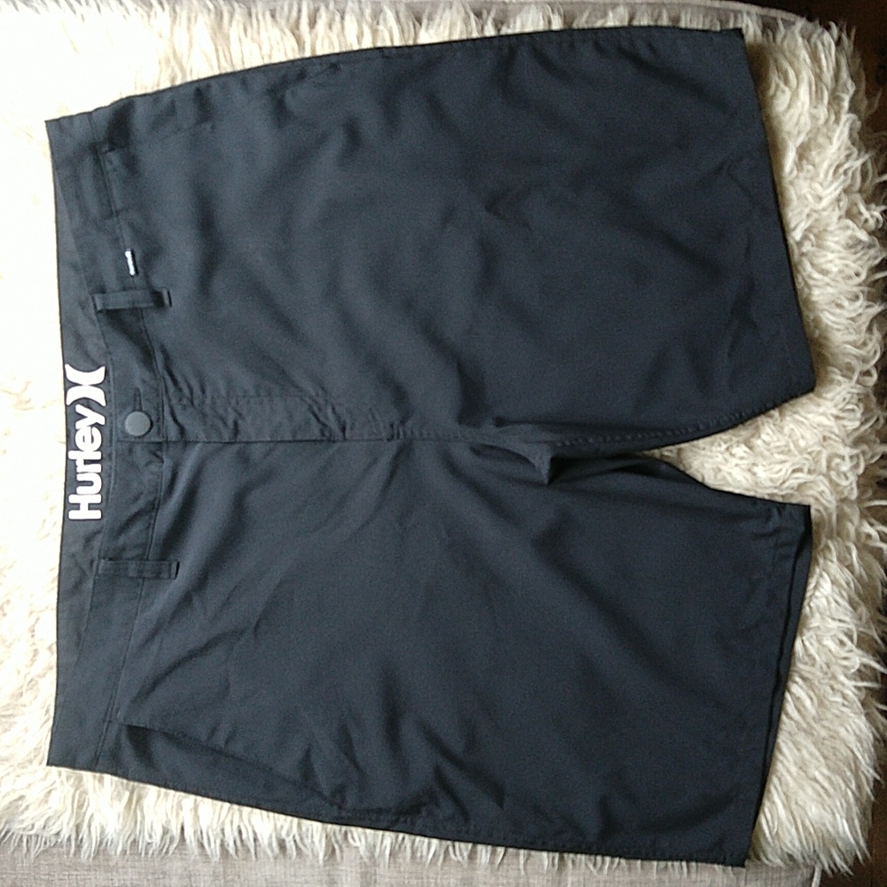 Hurley Black Men's Shorts Lightweight Size 38
